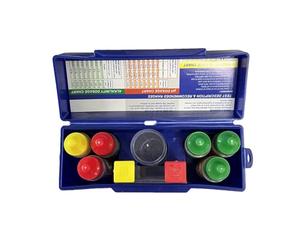 Prterver Kit de Prueba de 5 Vías para Piscinas y Spas, Demanda de Acidez, Alcalinidad Total, Bromo, PH, Juego de Comprobador de Calidad del Agua