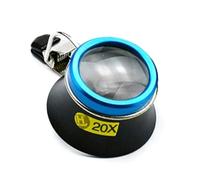 Prterver Lupa de Gafas 20X Lupa de Ojo con Clip Ocular PortáTil Operador Artesanal Herramienta de ReparacióN de