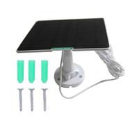 Prterver Panel Solar para Ring Doorbell, Cargador Solar de 5 W para Ring Video Doorbell 3/3 Plus, Video Doorbell 4 y Video Doorbell Plus