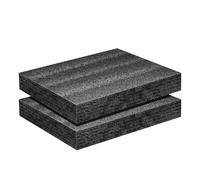 Prterver Paquete de 2 LáMinas de Espuma de Poliuretano Insertos Espuma de 16 X 12 X 2 Pulgadas para Estuches - Almohadillas Espuma Embalaje para Almacenamiento CáMaras en Cajas Herramientas