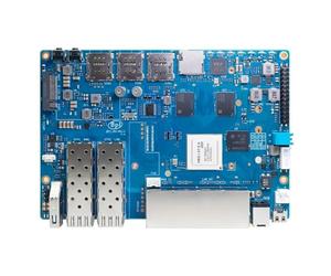 Prterver Placa de Desarrollo de Enrutador -R4 con 4 GB de RAM MT7988A y 2, Placa de Enrutador de Código Abierto de Alto Rendimiento