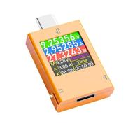 Prterver Probador Tipo C de 4,5-50 V con Pantalla Digital Multifunción, Amperímetro de Voltaje y Medidor de Potencia para Carga de Celulares, PD3.2, Comprobador B