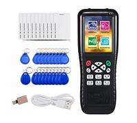 Prterver RFID Duplicator Copier Writer FuncióN de DecodificacióN Smart Card Key Machine RFID NFC Copier IC ID Reader Writer