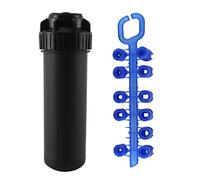 Prterver Rosca Hembra de 3/4 de Pulgada Aspersor Emergente ImpulsióN de Engranajes Cabezal de Aspersor de CéSped de CíRculo Parcial 40°-360° Ajustable