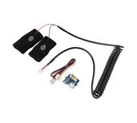 Prterver Sensor de Corriente Cutánea GSR, Kit GSR, Resistencia, Conductividad Eléctrica, Módulo de Detección de Ranuras en la Punta del Dedo.