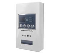 Prterver Termostato de Sala de Sauna -170 Regulador de Temperatura de Película Calefactora con Pantalla LCD y Operación por Tecla Táctil Saunas A