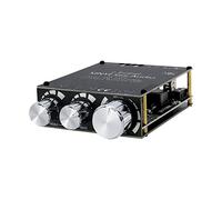 Prterver XY-T100H Placa Amplificadora Digital Bluetooth 5.0 TPA3116D2 100Wx2 MóDulo de Audio EstéReo HiFi con Ajuste Frontal de Graves