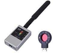 PRUBOVI Detector de Errores con Cámara Oculta, Dispositivos Antiescucha para Espiar, Rastreador GPS, Dispositivo Inalámbrico de Señal RF o Escucha a Escondidas, Detectors de Radiofrecuencia G338W