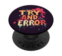 Prueba casual y error para los amantes de los atuendos geniales PopSockets PopGrip Adhesivo