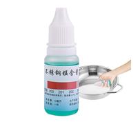 Prueba de acero inoxidable: agente de prueba portátil de 12 ml, líquido de prueba de acero inoxidable 304, dispositivo de cocina, para reconocer rápidamente la autenticidad de los utensilios de acero