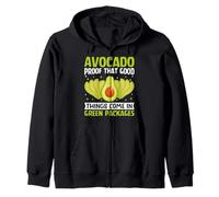 Prueba de aguacate de que las cosas buenas vienen en paquetes verdes Sudadera con Capucha
