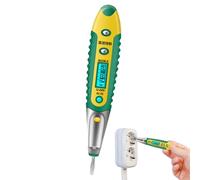 Prueba de circuito de prueba, voltaje Tester with Light, Live Wire Determination Tester, AC DC Voltaje Tester, Electrical Circuit Tester, Voltaje Pen for 12-250 V, Live Wire Detection Tool, Auxiliary