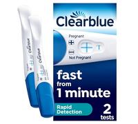 Prueba de embarazo - Clearblue Detección rápida, resultado tan rápido como 1 minuto, 2 unidades (paquete de 1)