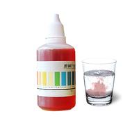 Prueba de pH gotas para agua | 50 ml solución indicadora de prueba de pH, comprobante de calidad del agua potable para uso doméstico y reactivo de prueba para
