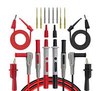 Prueba de plomo 8pcs kit de sondas enchufe de plátano for probar Enganche Cable reemplazable multímetro Sonda de prueba de cables Pinzas cocodrilo