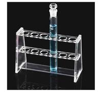 Prueba de vidrio, Gradilla for tubos de centrífuga de acrílico transparente de varios tamaños(10ml-6holes)