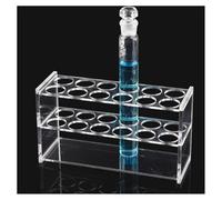 Prueba de vidrio, Gradilla for tubos de centrífuga de acrílico transparente de varios tamaños(50ml-12holes)