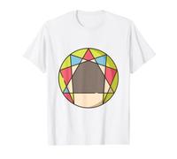 Prueba del Eneagrama del símbolo de la Personalidad Nueve Tipos de Personalidad Camiseta gráfica económica, Hombre, Blanco, M