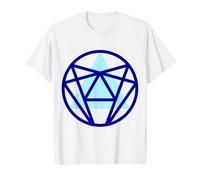 Prueba del Eneagrama del símbolo de la Personalidad Nueve Tipos de Personalidad Camiseta gráfica económica, Hombre, Blanco, XL
