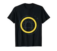 Prueba del Eneagrama del símbolo de la Personalidad Nueve Tipos de Personalidad Camiseta gráfica económica, Hombre, Negro, L