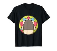 Prueba del Eneagrama del símbolo de la Personalidad Nueve Tipos de Personalidad Camiseta gráfica económica, Hombre, Negro, M