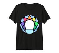 Prueba del Eneagrama del símbolo de la Personalidad Nueve Tipos de Personalidad Camiseta Premium