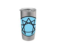 Prueba del Eneagrama del símbolo de la personalidad Nueve tipos de personalidad Vaso térmico de acero inoxidable de doble pared