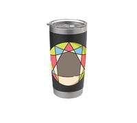 Prueba del Eneagrama del símbolo de la personalidad Nueve tipos de personalidad Vaso térmico de acero inoxidable de doble pared