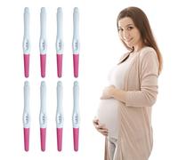 Prueba Embarazo, 8 Piezas Prueba Embarazo Ultrasensible, Embalaje Sellado Individualmente, Prueba Embarazo Temprana, Prueba Sensibilidad HCG, Prueba Embarazo, Tiras Reactivas Tempranas