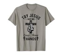 Prueba Jesus Not Me Cause I Throw Hands Christian Boxer Boxing Camiseta