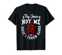 Prueba Jesus Not Me Cause I Throw Hands Christian Boxer Boxing Camiseta