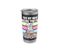 Prueba mi nueva receta Se llaman cerrar los fucupcakes Vaso térmico de acero inoxidable de doble pared