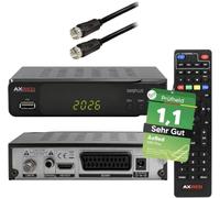 [Prueba muy bien, nota 1.1*] AXRED S90 Plus HD receptor satélite + cable satélite, con función de grabación, compatible HD, receptor satélite digital para antena satélite, receptor HD