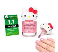 [Prueba muy buena, grado 1.1 *] Hello Kitty esmalte de uñas para niños a base de agua - 3 ml - No tóxico, vegano y respetuoso con la piel - Fácil de lavar con agua caliente - Esmalte de uñas seguro