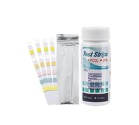 Prueba Piscina, Tiras Flintronic Tiras Prueba 200 Piece Pool Tester Water Tester, 7 IN 1 Pool Water Test Strips SPA Whirlpool Test Strips for PH, Free Chlorine, Bromine, Total Alkalinity