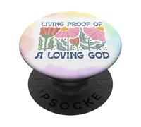 Prueba Viviente Cristianos Hombres y Mujeres Que creen en Dios PopSockets PopGrip Adhesivo