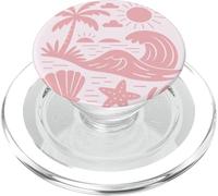 Prueba Viviente de un Dios Amoroso Beach Wave Ocean Christian PopSockets PopGrip para MagSafe