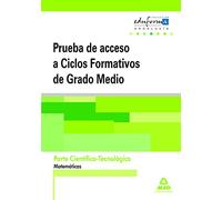 Pruebas de acceso a ciclos formativos de grado medio, parte científico-tecnológica, matemáticas (Andalucía)