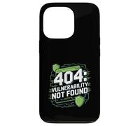 Pruebas de penetración "404: VULNERABILIDAD NO ENCONTRADA" Ordenador Carcasa para iPhone 13 Pro