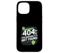 Pruebas de penetración "404: VULNERABILIDAD NO ENCONTRADA" Ordenador Carcasa para iPhone 15