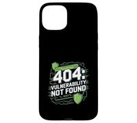 Pruebas de penetración "404: VULNERABILIDAD NO ENCONTRADA" Ordenador Carcasa para iPhone 15 Plus
