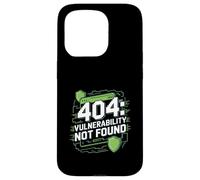 Pruebas de penetración "404: VULNERABILIDAD NO ENCONTRADA" Ordenador Carcasa para iPhone 15 Pro