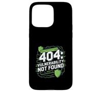 Pruebas de penetración "404: VULNERABILIDAD NO ENCONTRADA" Ordenador Carcasa para iPhone 15 Pro Max