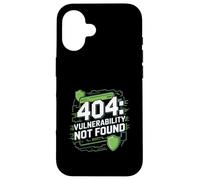 Pruebas de penetración "404: VULNERABILIDAD NO ENCONTRADA" Ordenador Carcasa para iPhone 16