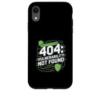 Pruebas de penetración "404: VULNERABILIDAD NO ENCONTRADA" Ordenador Carcasa para iPhone XR