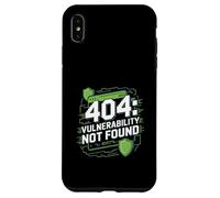 Pruebas de penetración "404: VULNERABILIDAD NO ENCONTRADA" Ordenador Carcasa para iPhone XS Max
