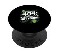 Pruebas de penetración "404: VULNERABILIDAD NO ENCONTRADA" Ordenador PopSockets PopGrip Adhesivo