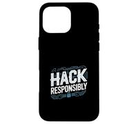 Pruebas de penetración "HACK RESPONSABLE" Ciberseguridad Carcasa para iPhone 16 Pro Max