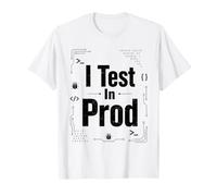 Pruebo en Prod Desarrollador de Software Programación Devops Divertida Camiseta