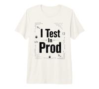 Pruebo en Prod Desarrollador de Software Programación Devops Divertida Camiseta Premium